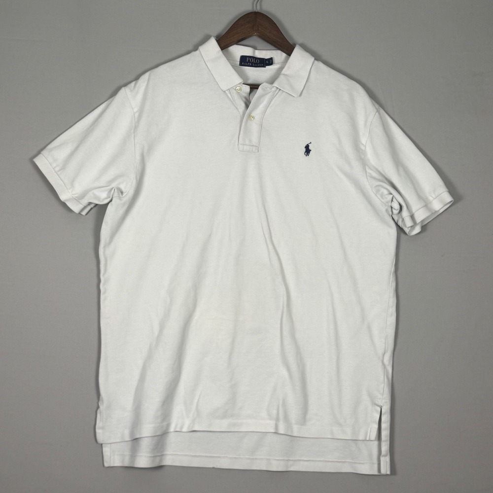 Polo Ralph Lauren Polo Shirt Mens XL White NWOT Short Sleeve Cotton Pique Pony